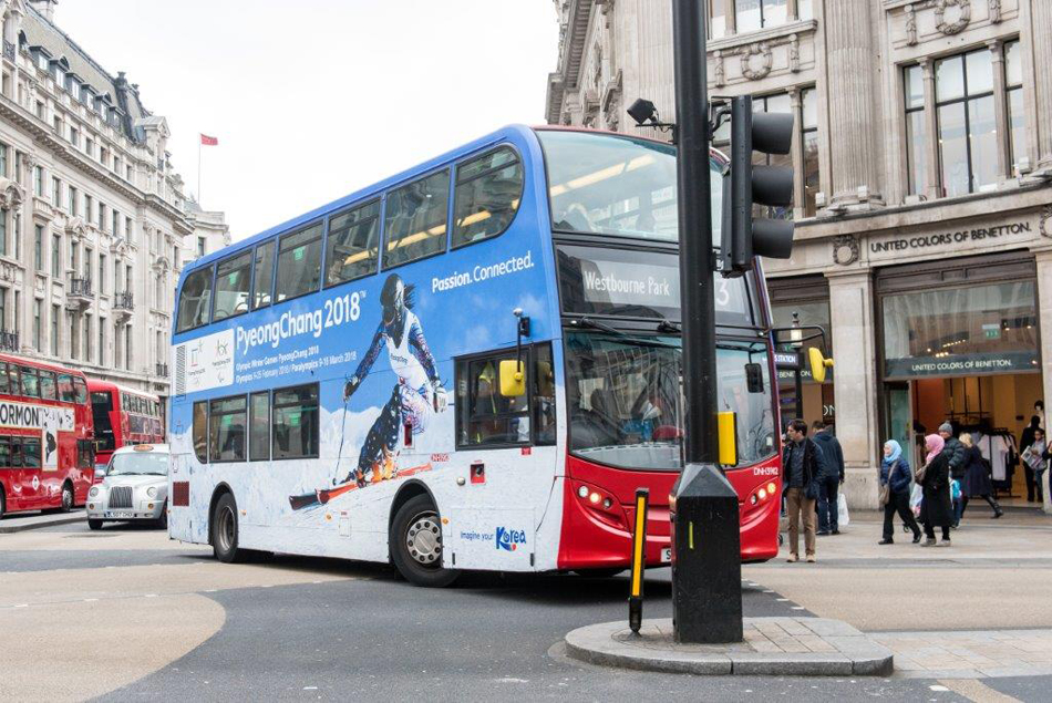 Winter Olympics Bus Wrap